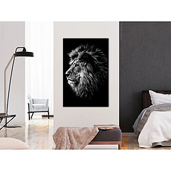 Artgeist Tableau - Blue-eyed Lion (1 Part) Vertical [40x60]