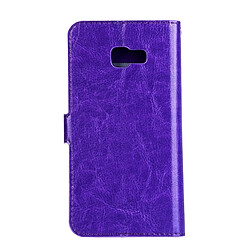 Avis Wewoo Housse Étui Violet pour Samsung Galaxy A3 2017 / A320 Crazy Horse Texture Horizontal Flip PU en cuir avec support & Slots de cartes Portefeuille & Cadre photo et ampère Lanière & Boucle magnétique