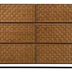 Acheter BigBuy Home Caisson à Tiroirs MARIGNI Noir Naturel Fer Bois MDF 118 x 42 x 77 cm