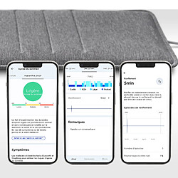 Capteur de Sommeil Connecté Health Mate Compact Sleep Analyzer Withings - Gris pas cher