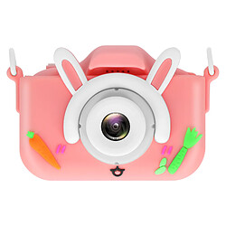 Avizar Appareil Photo Numérique pour Enfant Design Lapin Résolution 1080p Rose