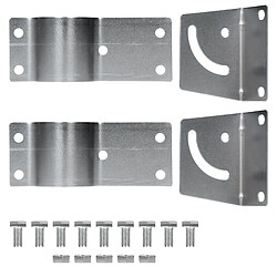 Ecd Germany Miroir convexe rétroviseur de rue sécurité routière 43 cm support pivotant rouge pas cher