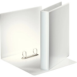 Esselte Classeur personnalisable, 2 anneaux, A4, blanc ()