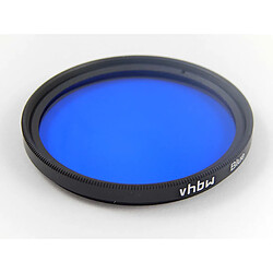 vhbw Filtre de couleur universel compatible avec les objectifs de filetage de 72mm - Filtre bleu