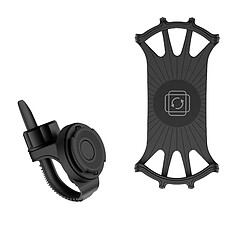 Tellur BPH100 support de téléphone amovible pour vélo 4"-6.5", noir