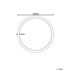 Avis Beliani Miroir ANLEZY Rotin Naturel - 80 cm