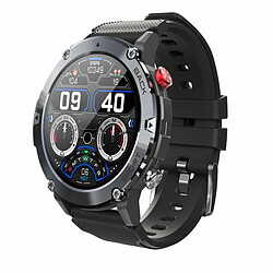 Lemfo Lf26Max Hommes Montre Intelligente Bluetooth Appel Montre 300 Mah Batterie Ip68 Étanche Noir