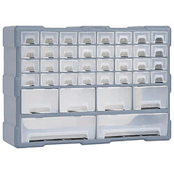 vidaXL Organisateur multi-tiroirs avec 40 tiroirs 52x16x37,5 cm