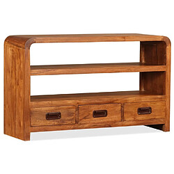 Acheter Maison Chic Meuble TV scandinave - Banc TV pour salon Bois d'acacia solide 90 x 30 x 55 cm -MN98692