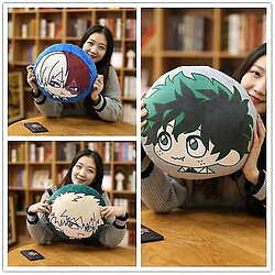 Universal 35 cm Créatif Cartoon My Hero Academia Phyding Pet Pet confortable Couade de poupée rond confortable Gift (Greenï¼