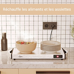 Suntec Chauffe-plat WHP-8472 sans fil, chauffe en 5 à 12 min pour garder les plats au chaud, 1100W, poignées isolées