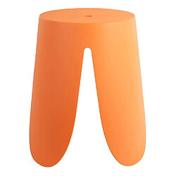 Avis LEITMOTIV Tabouret en polypropylène Ravish orange.