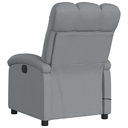 Acheter Maison Chic Fauteuil Relax pour salon, Fauteuil de massage inclinable électrique gris clair tissu -GKD88161