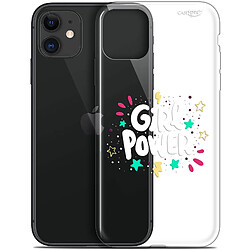 Caseink Coque arrière Apple iPhone 11 (6.1 ) Gel HD [ Nouvelle Collection - Souple - Antichoc - Imprimé en France] Girl Power