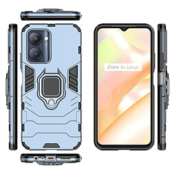 Htdmobiles Coque pour Realme C33 - housse etui rigide anti choc + verre trempe - BLEU FONCE