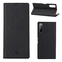 Etui en PU auto-absorbé noir pour votre Sony Xperia 10 II