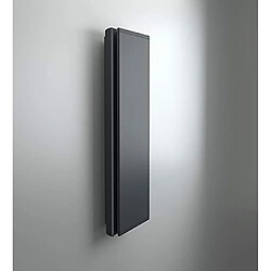 Radialight Radiateur électrique gris anthracite avec puissance radiante de 1500w, affichage digital adapté aux pièces de 12 à 18 mètres carrés. Complet avec tout le nécessaire pour le montage mural. Économie d'énergie maximale grâce à la programmation horaire et heb