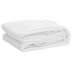 vidaXL Protège-matelas blanc 100x220 cm imperméable