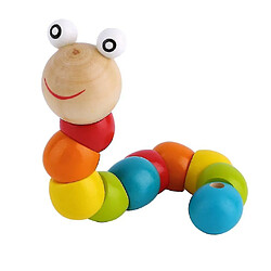 Universal Ver twigy wiggly ver multicolour sensoriel perle en bois jouet de développement