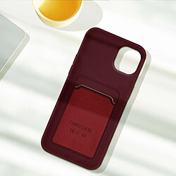 Acheter Avizar Coque iPhone 14 Plus Silicone Souple Porte-carte violet