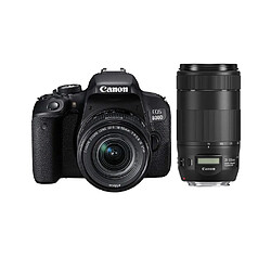 CANON EOS 800D KIT EF-S 18-55mm F4-5.6 IS STM + EF 70-300mm f/4-5.6 IS II USM