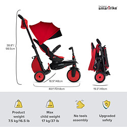 Acheter Smart Trike Smartrike Tricycle pliable STR7 Rouge