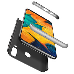 Acheter Wewoo Coque Rigide Étui pour PC à couverture intégrale à trois étages Galaxy A20 / A30 argent noir