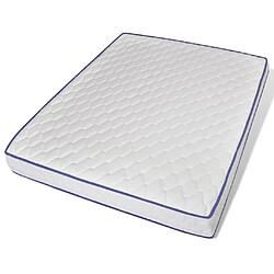 Avis vidaXL Matelas en mousse à mémoire de forme 200 x 160 x 17 cm