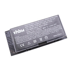 vhbw batterie remplace Dell 312-1178, 312-1354, 3DJH7, 451-12033, 97KRM, 9GP08, FV993, JHYP2, KJ321 pour laptop (6600mAh, 11.1V, Li-Ion, noir)