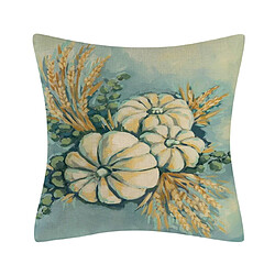 Avis P78 4PCS 45 * 45cm Thanksgiving Aquarelle Pumpkin Pumpkin motif Linge Taie d'oreiller Maison de vacances Coussin d'oreiller Sofa Coussin Coussin