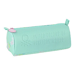 Trousse d'écolier Benetton World Menthe (21 x 8 x 7 cm)