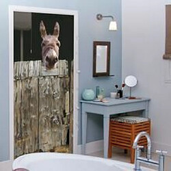 Acheter PLAGE 141005 Sticker trompe l'oeil porte -WC, 204 x 83 cm