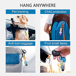 Avis Universal Fidget Toys AirTag Protective Case, Anti-Lost Silicone with Keychain Ring conçu GPS Tracker conçu pour CAR Key Pet (2 pack)