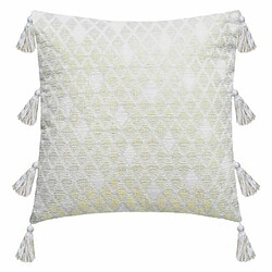 Housse de Coussin Shine 40x40cm Blanc