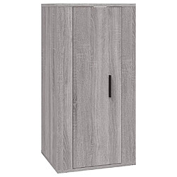 Maison Chic Ensemble de meubles TV 4 pcs pour salon - Sonoma gris Bois d'ingénierie -MN82483 pas cher