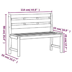 vidaXL Ensemble à manger de jardin 5pcs Bois de teck massif pas cher