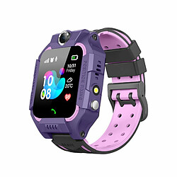 Z6F Enfants Smart Watch Sos Téléphone Montre Ip67 Étanche Photo À Distance Smartwatch Pour Ios Android Violet