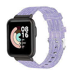 Bracelet en nylon sangle réglable, violet clair pour votre Xiaomi Redmi Watch/Mi Watch Lite