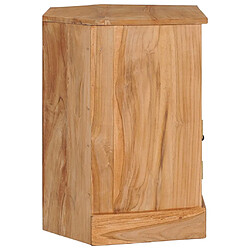 Avis vidaXL Buffet d'angle 60x45x60 cm bois de teck massif