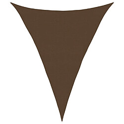 vidaXL Voile d'ombrage 160 g/m² Marron 4x5x5 m PEHD