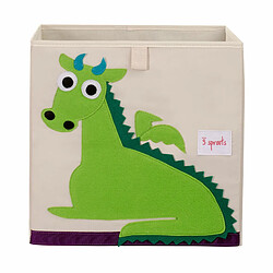 Cube de rangement Dragon 33 x 33 cm - 3 Sprouts