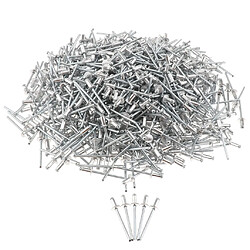 Lot de 1000 rivets pop à dôme ouvert blind en aluminium 4mm 4.0x8mm pas cher