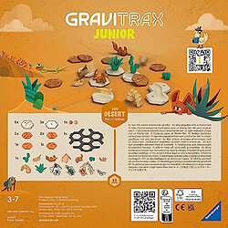 Ravensburger - Gravitrax Junior - Set d'extension My Desert 33 pièces - Circuit de billes - Jeu de construction créatif - Parcours de billes à construire - Dès 3 ans - Version française - 27076 pas cher