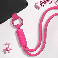 Acheter Avizar Cordon Téléphone Nylon Tressé Longueur 75cm Ajustable Design Ananas rose