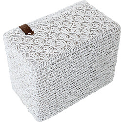 Lot de paniers Alexandra House Living 03815 Blanc osier Rotin Fibre naturelle (3 Unités) pas cher