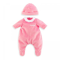 Corolle Bb30 pyjama rose + bonnet