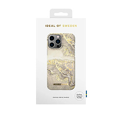 Avis iDeal of Sweden Coque arrière pour iPhone 14 pro max - marbre greige étincelant