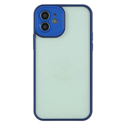 Coque en TPU + acrylique surface brillante, découpe précise saphire pour votre iPhone 12 6.1 pouces