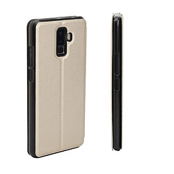 Avis Wewoo Coque or Leagoo M9 MPH1992 Housse en cuir avec rabat horizontal avec support