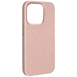 Avizar Coque pour iPhone 15 Pro Silicone Anti-traces Recyclable Classic Case Bio Rose